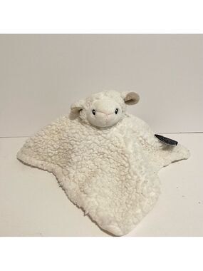 LITTLE Miracles Baby Lamb Lovey Security Blanket White Sherpa Sheep Costco Toy